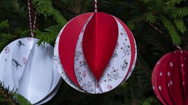 Tuto boules de Noël alvéolées 