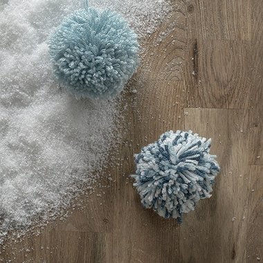 Tuto déco boules de Noël pompon