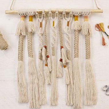 Suspension macramé