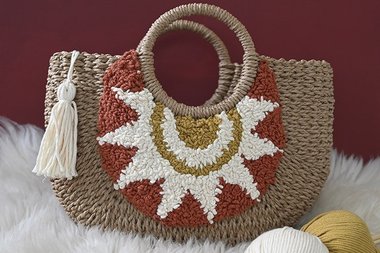 Panier en Punch needle 