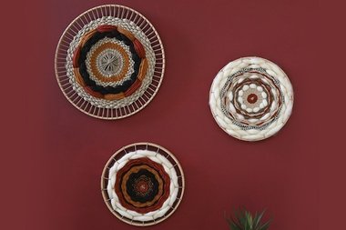 Déco murale tissée - Hoop Art