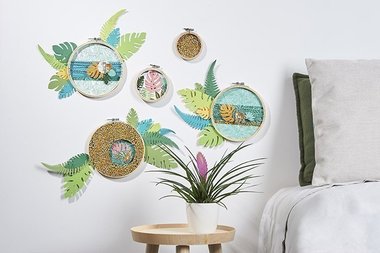 Hoop art – Déco murale Tropical Jungle 