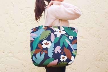Sac cabas végétal 