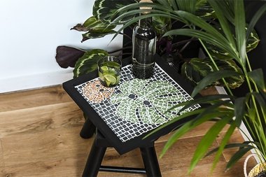 Plateau mosaïque monstera 
