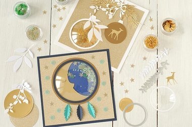 Cartes dômes à secouer 