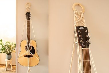 Support mural guitare