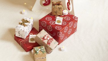 Tuto paquet cadeau kraft Noël