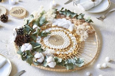 DIY Centre de Table Naturel Noël 2020 
