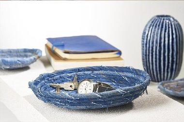DIY Vide-poche en jean recyclé​