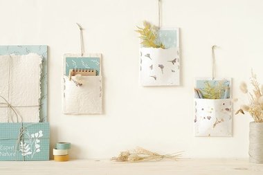 Vide poche murale en papier recyclé