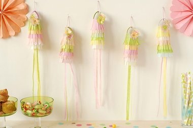 Mini piñata en papier de soie