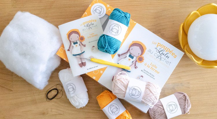 Coup de cœur - Coffret Les poupées de Lulu au crochet - Lulu à la ferme