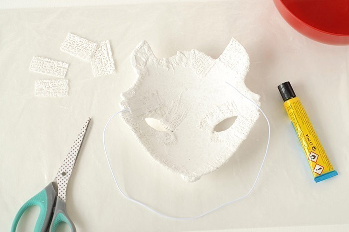 Masque en plâtre - Les arts plastiques