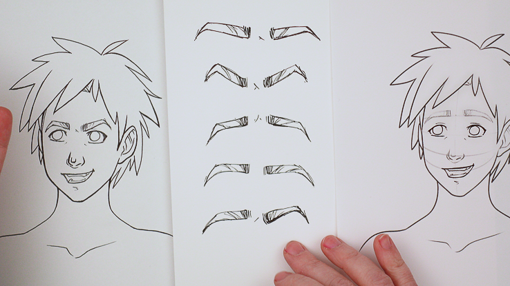 Dessiner les expressions du visage des personnages manga | Cultura