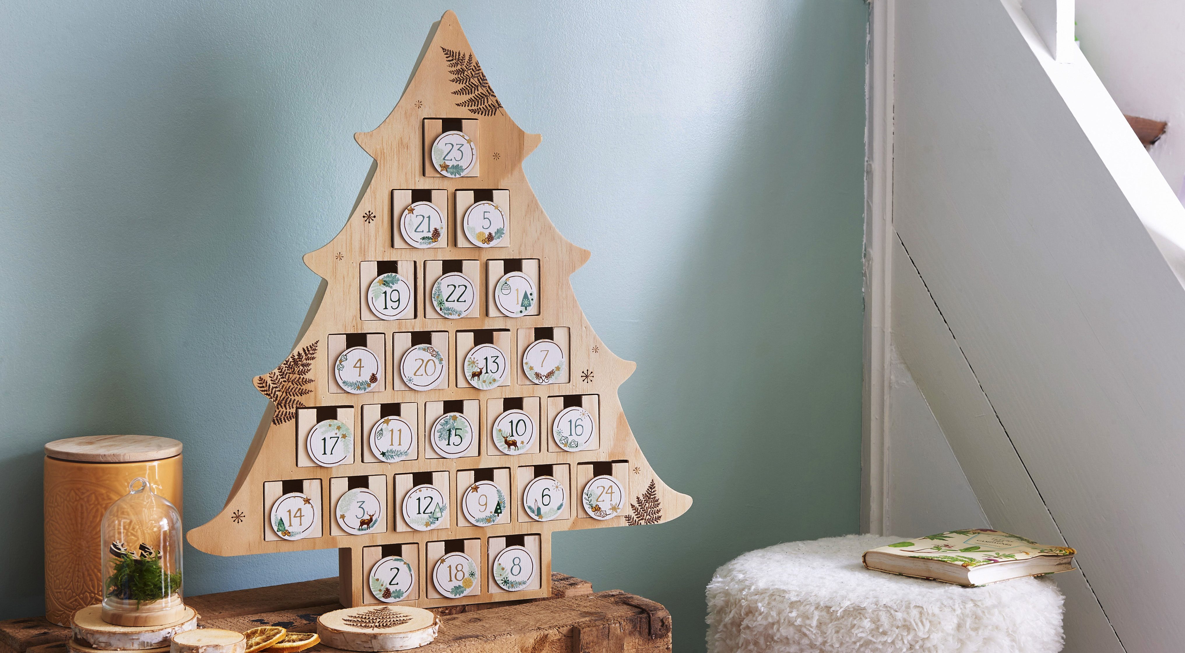Calendrier De Lavent En Bois Gifi